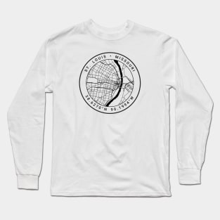 St. Louis Map Long Sleeve T-Shirt